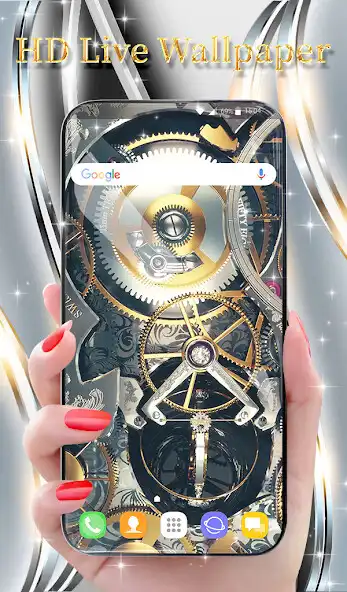 Play Silver Luxury Live Wallpaper  Animated Keyboard  and enjoy Silver Luxury Live Wallpaper  Animated Keyboard with UptoPlay