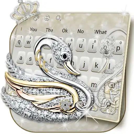 Free play online Silver Swan Keyboard Theme APK Free play online Silver Swan Keyboard Theme APK