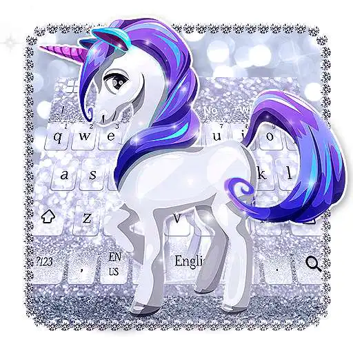 Run free android online Silver Unicorn Keyboard APK Run free android online Silver Unicorn Keyboard APK