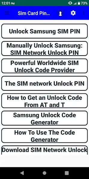 Play Sim Card Pin Unlock Guide  and enjoy Sim Card Pin Unlock Guide with UptoPlay
