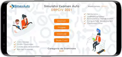 Play SimexAuto - Chestionare auto DRPCIV 2021  and enjoy SimexAuto - Chestionare auto DRPCIV 2021 with UptoPlay