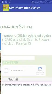 Play Sim Information System