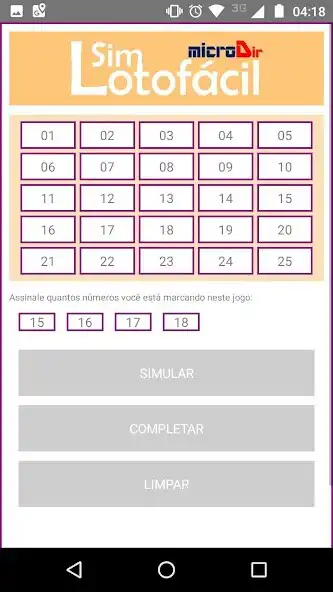 Play SimLotofácil  and enjoy SimLotofácil with UptoPlay