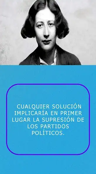 Play Simone Weil frases as an online game Simone Weil frases with UptoPlay