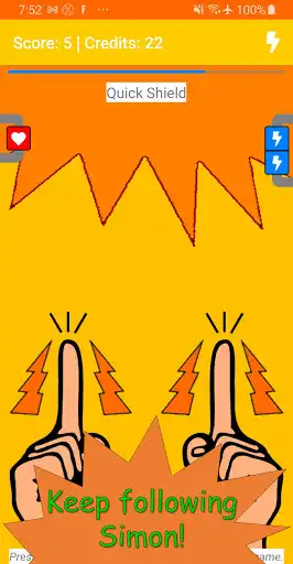 Play Simon Says Mobile 2: Reloaded as an online game Simon Says Mobile 2: Reloaded with UptoPlay
