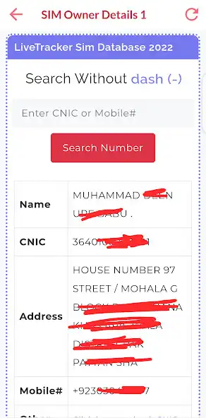 Play Sim owner detail  Sim On CNIC as an online game Sim owner detail  Sim On CNIC with UptoPlay