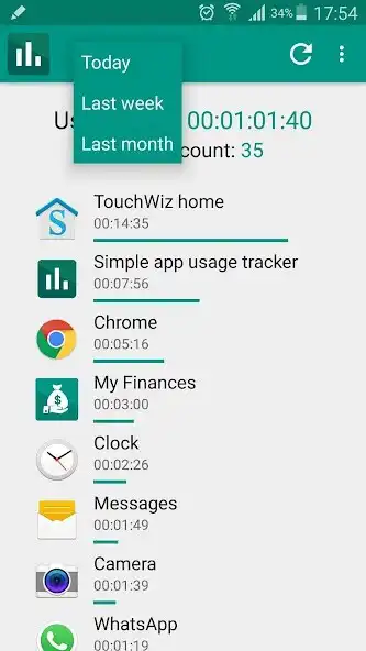Play Simple app usage tracker as an online game Simple app usage tracker with UptoPlay