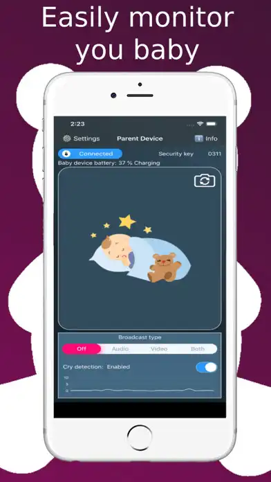 Play Simple Baby Monitor as an online game Simple Baby Monitor with UptoPlay