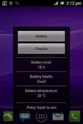 Play Simple Battery Widget Red Play Simple Battery Widget Red
