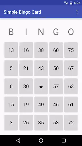 Play Simple Bingo Card  and enjoy Simple Bingo Card with UptoPlay