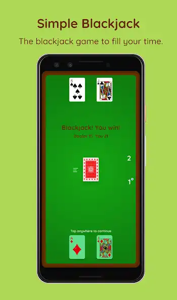 Play Simple Blackjack - Simple, Fun!  and enjoy Simple Blackjack - Simple, Fun! with UptoPlay