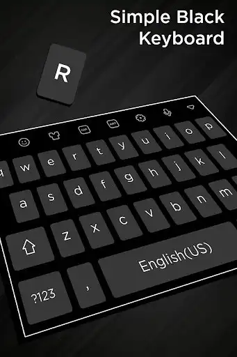 Play Simple Black Keyboard
