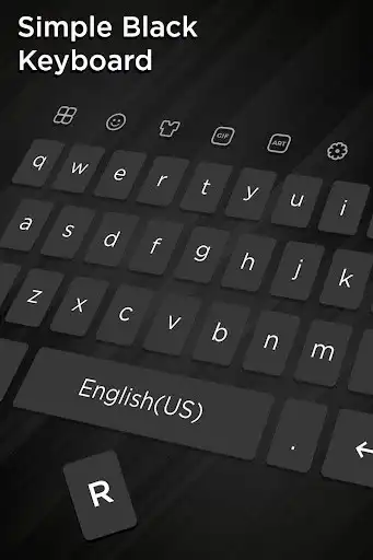 Play Simple Black Keyboard