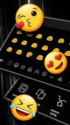 Play Simple Black Keyboard