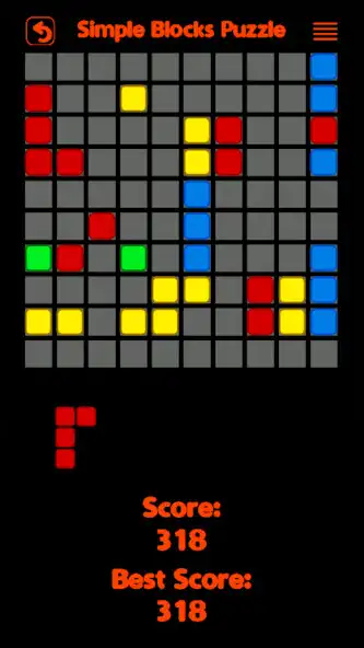 Simple Blocks Puzzle online game with UptoPlay