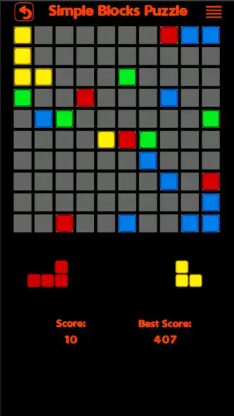 Simple Blocks Puzzle online game with UptoPlay
