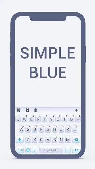 Play Simple Blue Business Keyboard Background  and enjoy Simple Blue Business Keyboard Background with UptoPlay
