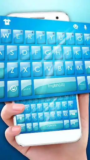 Play Simple Blue Glass Keyboard Theme  and enjoy Simple Blue Glass Keyboard Theme with UptoPlay