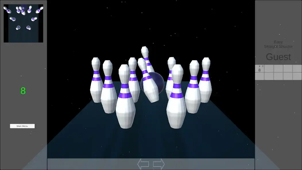 Play Simple Bowling Game as an online game Simple Bowling Game with UptoPlay
