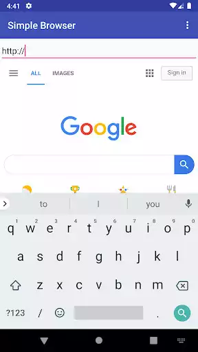 Play Simple Browser as an online game Simple Browser with UptoPlay