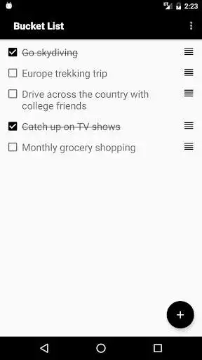 Play Simple Bucket List