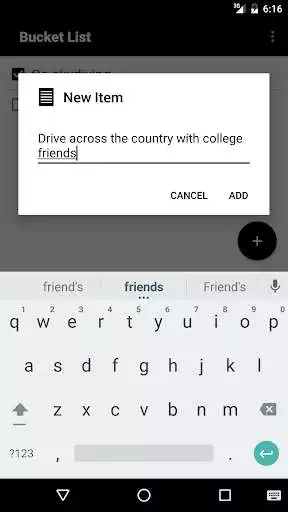 Play Simple Bucket List