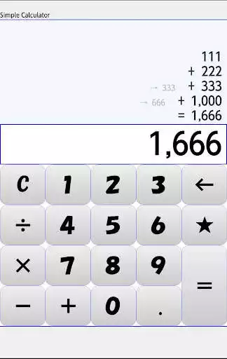 Play APK Simple Calculator - Calculation area / Auto memory  and enjoy Simple Calculator - Calculation area / Auto memory using 