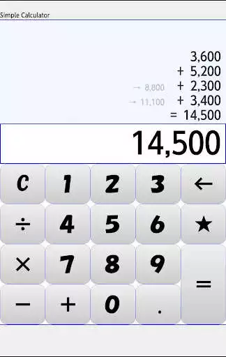 Play APK Simple Calculator - Calculation area / Auto memory  and enjoy Simple Calculator - Calculation area / Auto memory using 