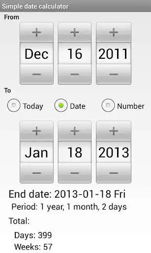 Play Simple Date Calculator  and enjoy Simple Date Calculator with UptoPlay