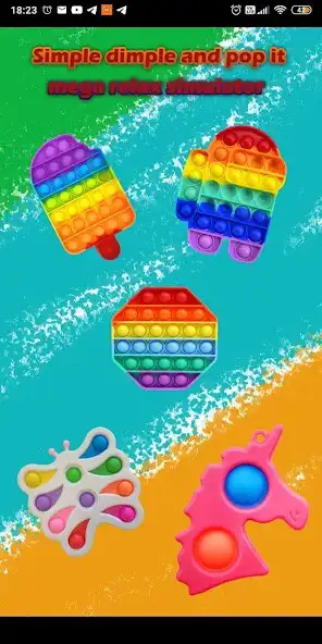 Play Simple dimple and pop it mega relax simulator  and enjoy Simple dimple and pop it mega relax simulator with UptoPlay