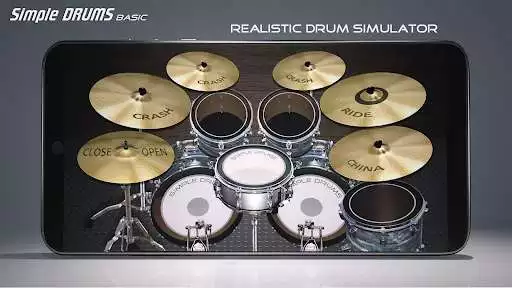 Play Simple Drums Basic - Drum Set as an online game Simple Drums Basic - Drum Set with UptoPlay