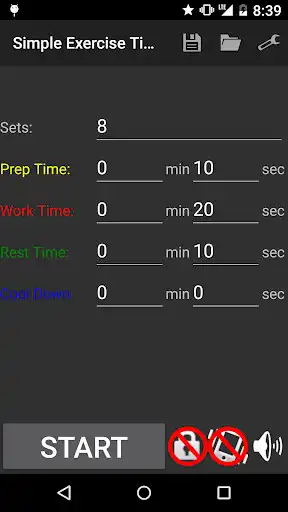 Play Simple Exercise Timer  and enjoy Simple Exercise Timer with UptoPlay