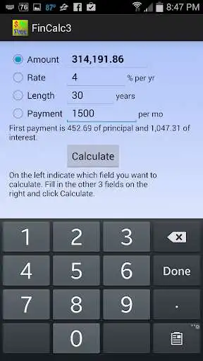 Play APK Simple Financial Calculator  and enjoy Simple Financial Calculator with UptoPlay com.grimmersoftware.fincalc3