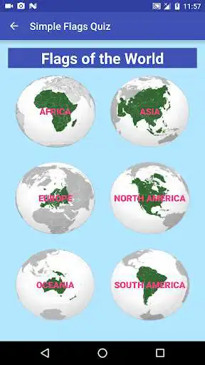 Play Simple Flags Quiz as an online game Simple Flags Quiz with UptoPlay