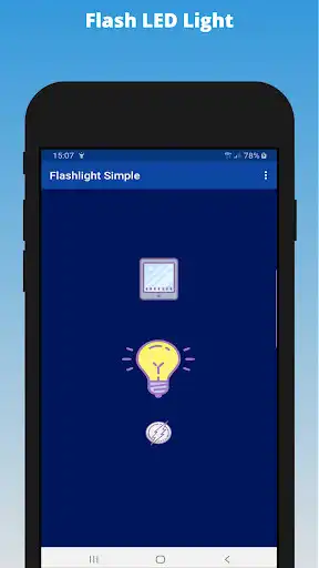 Play Simple Flashlight -Torch light as an online game Simple Flashlight -Torch light with UptoPlay