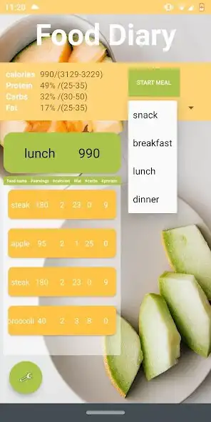 Play Simple Food Diary  and enjoy Simple Food Diary with UptoPlay