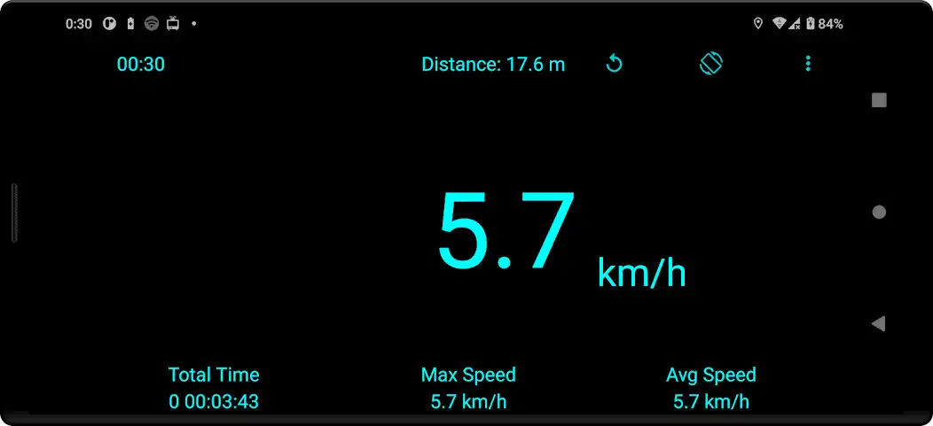 Play Simple GPS Speedometer as an online game Simple GPS Speedometer with UptoPlay
