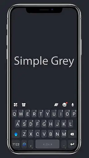 Play Simple Grey Keyboard Theme  and enjoy Simple Grey Keyboard Theme with UptoPlay
