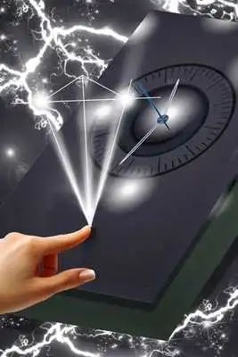 Play Simple Grey Shades Clock Wallpaper