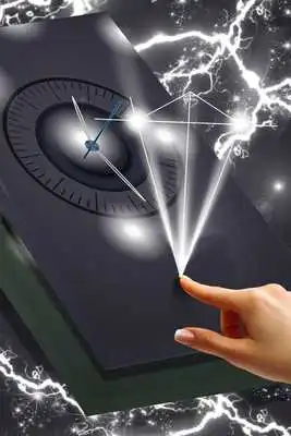 Play Simple Grey Shades Clock Wallpaper