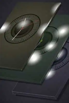 Play Simple Grey Shades Clock Wallpaper