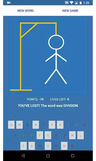Play Simple Hangman  and enjoy Simple Hangman with UptoPlay
