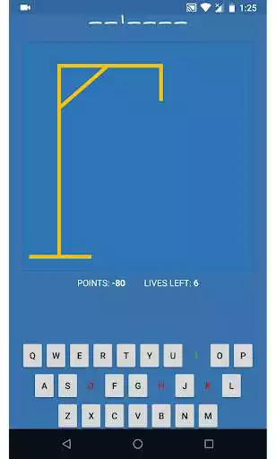 Play Simple Hangman as an online game Simple Hangman with UptoPlay