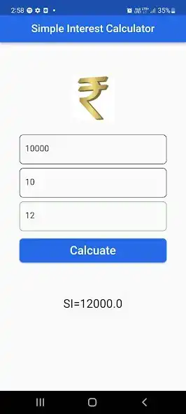 Play Simple Interest Calculator-22  and enjoy Simple Interest Calculator-22 with UptoPlay