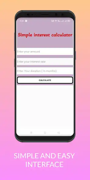 Play Simple Interest Calculator App as an online game Simple Interest Calculator App with UptoPlay