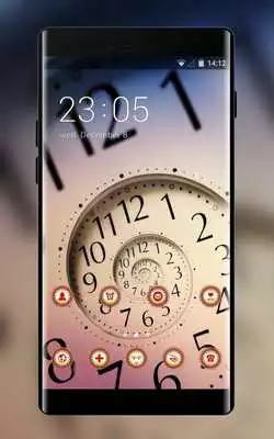 Play Simple Launcher Theme: Endless Time Wallpaper