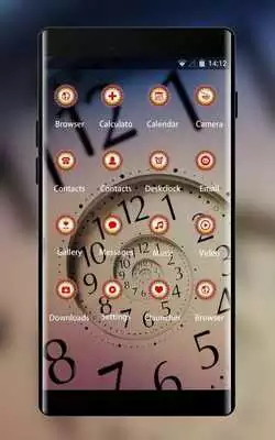 Play Simple Launcher Theme: Endless Time Wallpaper
