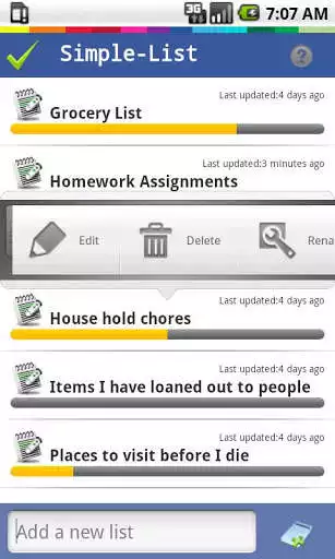 Play APK Simple List Free  and enjoy Simple List Free with UptoPlay com.j5.android.simplelist.free