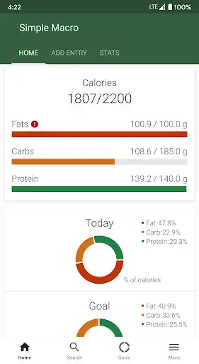 Play Simple Macro - Calorie Counter  and enjoy Simple Macro - Calorie Counter with UptoPlay