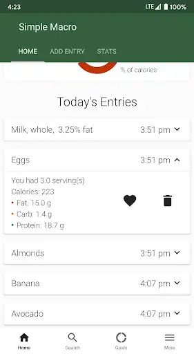 Play Simple Macro - Calorie Counter as an online game Simple Macro - Calorie Counter with UptoPlay